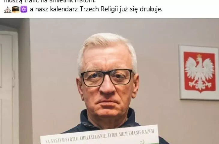 zrzut ekranu oficjalnego profilu prezydenta Poznania Jacka Jaśkowiaka na FB 