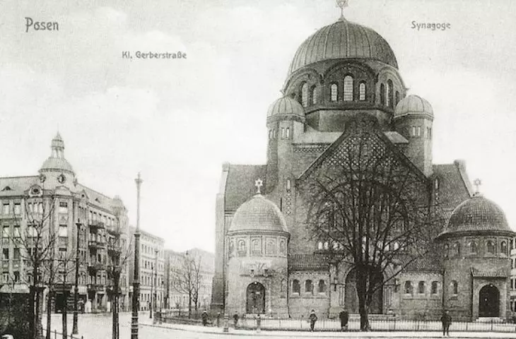 dawna synagoga w Poznaniu, ul. Stawna/Wroniecka, stan sprzed przebudowy w 1940 roku  