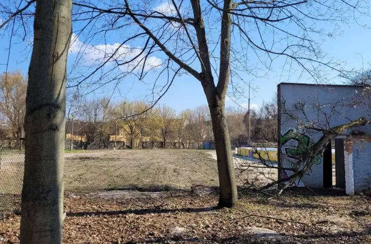 Site for the construction of the Greater Poland Uprising Museum, spring 2023