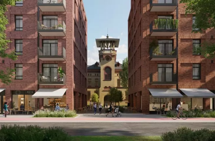 Stara Rzeźnia w Poznaniu, wizualizacja projektu z 2022 roku, proj. JSK Architekci Pszczulny & Rutz