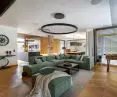 Home interior from KOiKO Design with private beach and waterfall