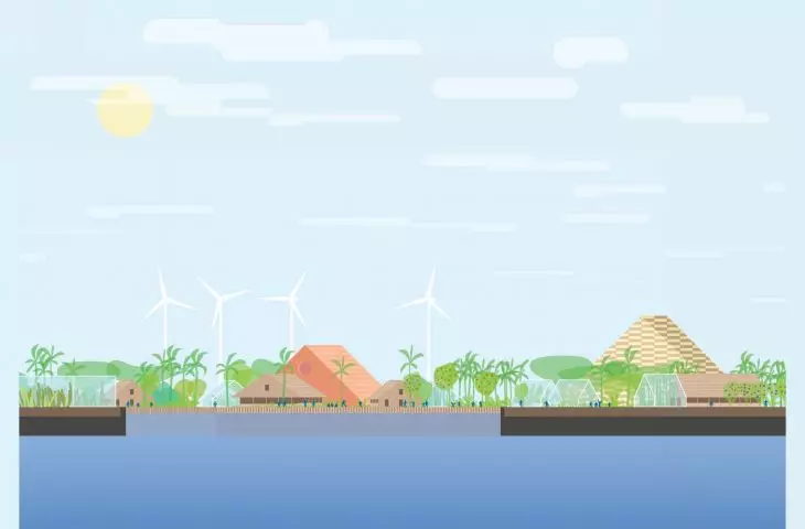 Floating village project