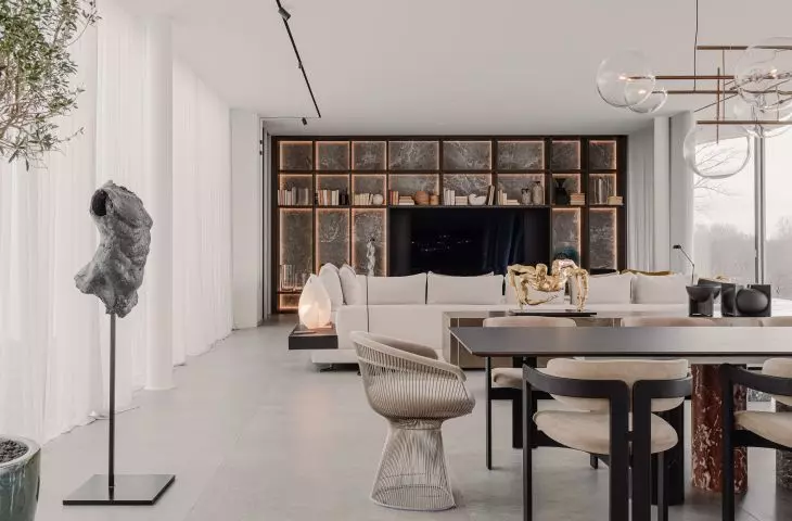 Both the architect and the investor love Italian desgin