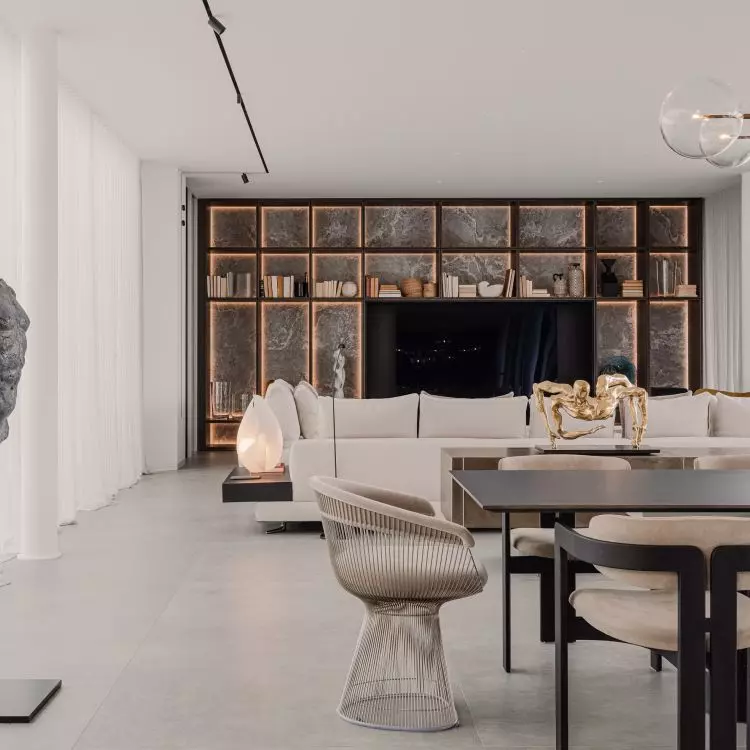 Both the architect and the investor love Italian desgin