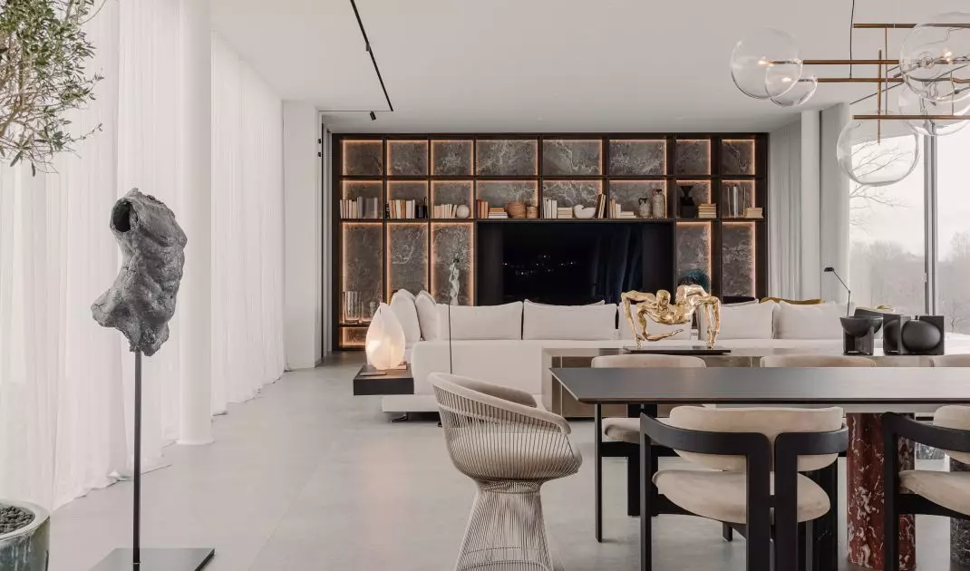 Both the architect and the investor love Italian desgin
