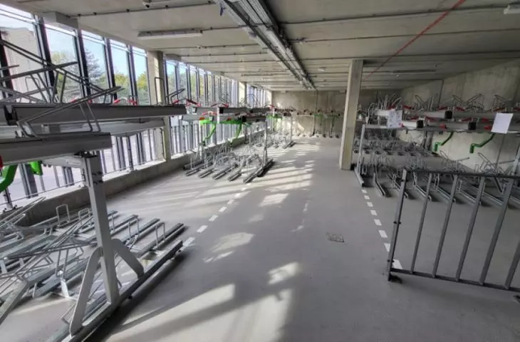cubic parking in Wrzeszcz will accommodate 500 bicycles