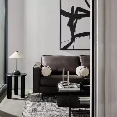 Subdued colors are the base of Sleek Industrial style arrangements