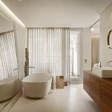 Bathroom designed by Katarzyna Kraszewska is a real bathing area