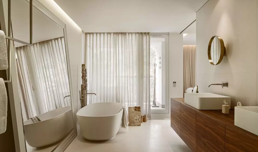Bathroom designed by Katarzyna Kraszewska is a real bathing area