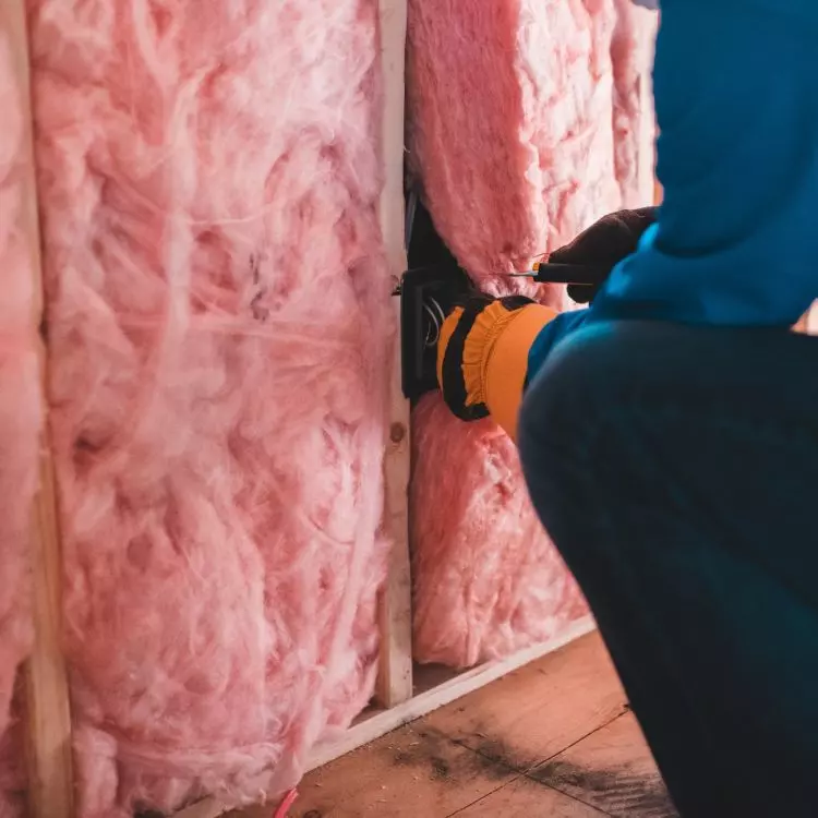 Interior insulation work can continue in the winter without concern