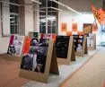 View of the exhibition presenting diploma theses defended in the course of Visual Communication. 