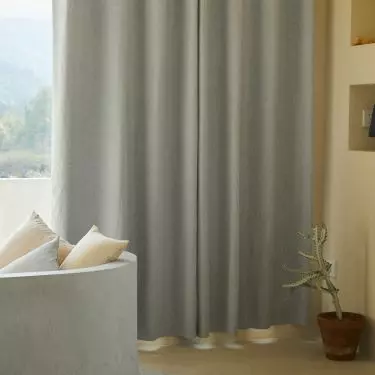 Curtains beautify the interior and provide privacy 