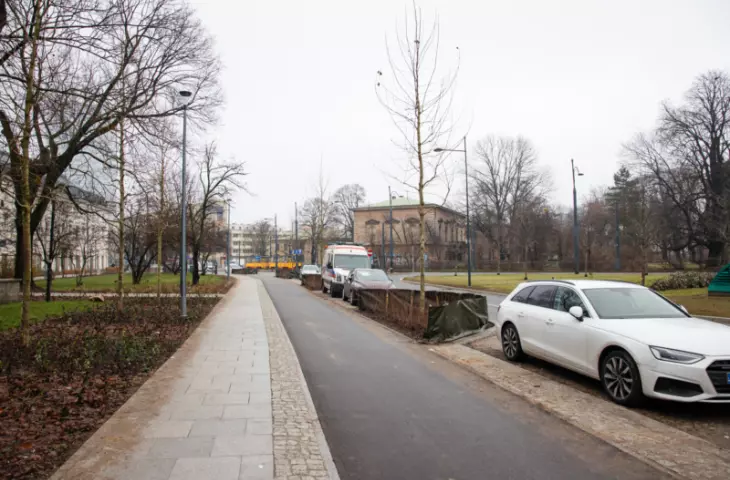 Marszalkowska street after reconstruction