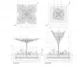 Cloud Catching Canopy project, technical drawings, how it works