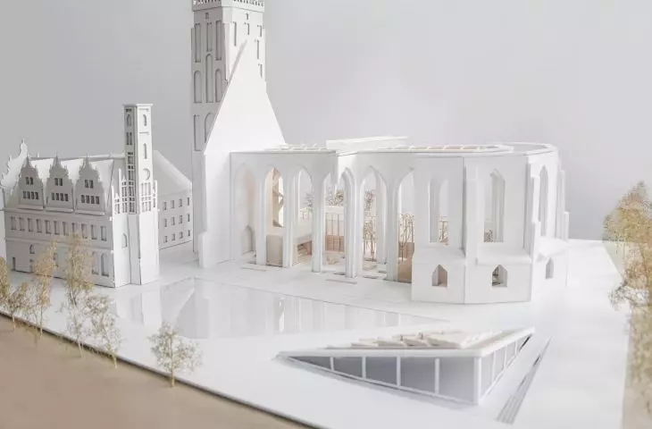 Projekt rewitalizacji fary gubińskiej”, makieta