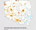 Municipalities emitting the most and least light into the sky in 2022