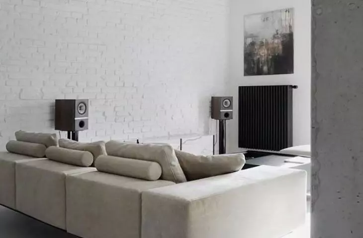 The apartment is distinguished by its open space
