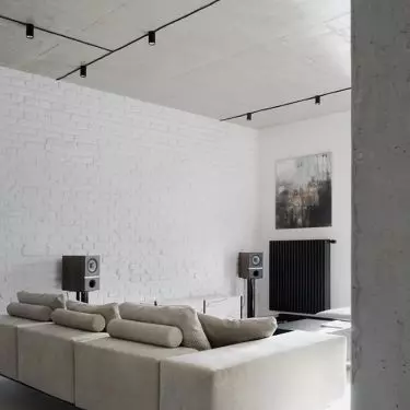 The apartment is distinguished by its open space