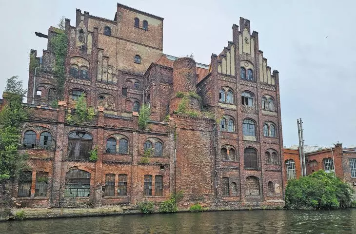 Szczecin Venice is a complex of waterfront buildings rising picturesquely directly out of the river