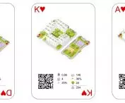 Examples of cards with QR codes