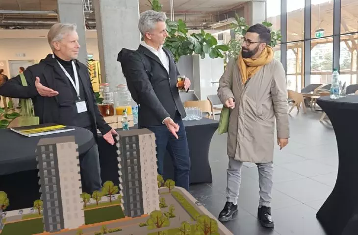 Redefining Cities conference, models in augmented reality