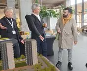 Redefining Cities conference, models in augmented reality
