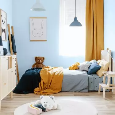 Stain-resistant paint is great for children's room