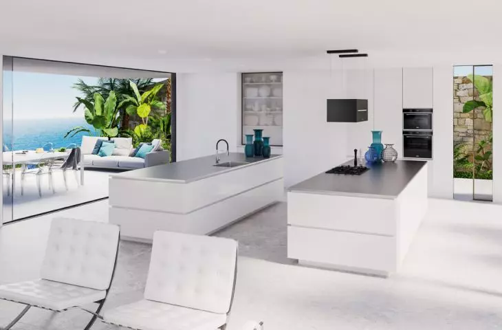 Guarding the good atmosphere: the new Maris island hood from Franke.