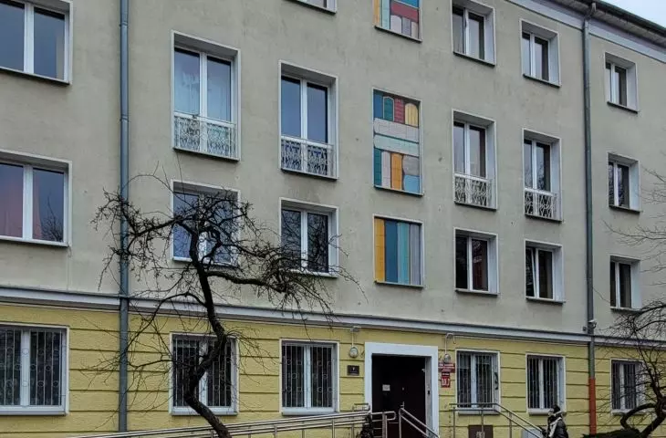 a complex of student houses on Dożynkowa Street in Poznań