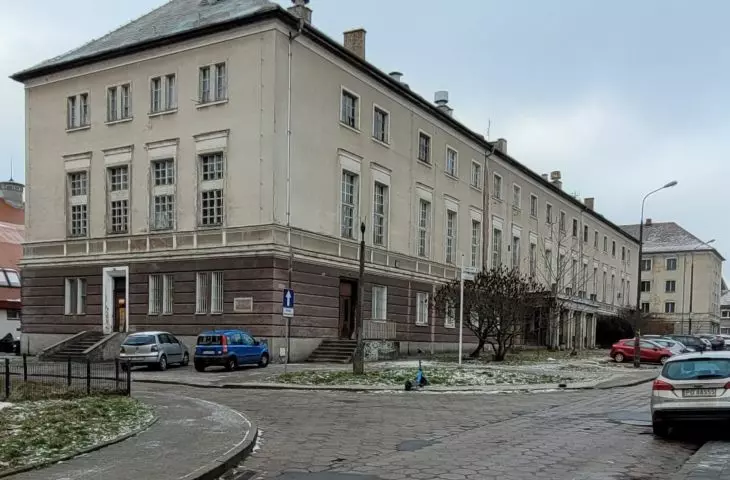 a complex of student houses on Dożynkowa Street in Poznań