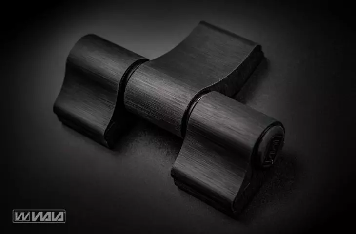 Surface hinges WX 3-wings asymmetric C-35 Black anode F40 - Surface hinges WX 3-wings asymmetric C-35 Black anode F40