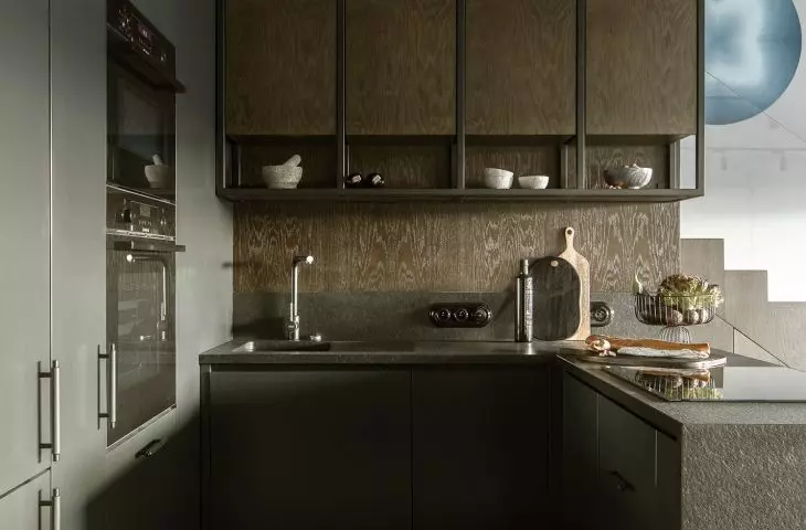 All the furniture was created in a friendly carpentry shop