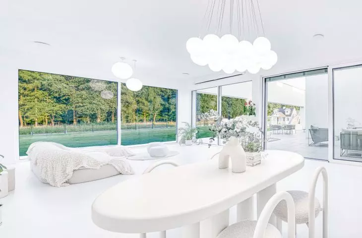 panorama of the house interior
