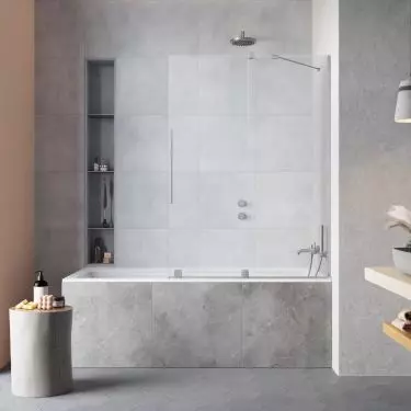 The screen allows you to use the bathtub in two ways