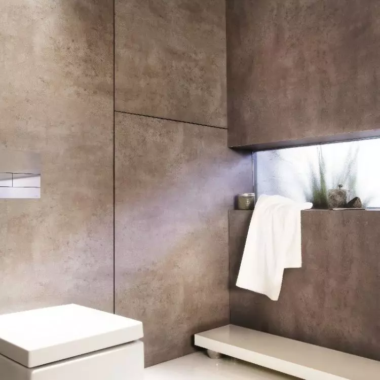 Metal accents will give the interior a modern touch