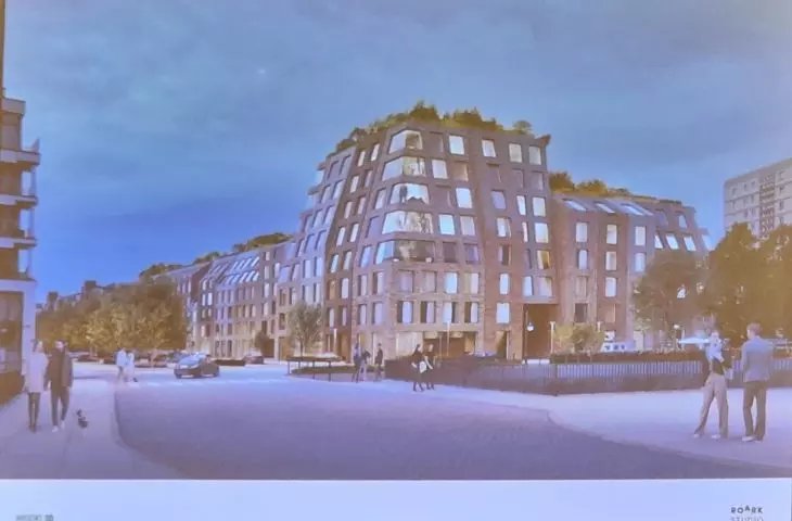 Sheet presented by the investor to councilors during the city's Land Use Committee