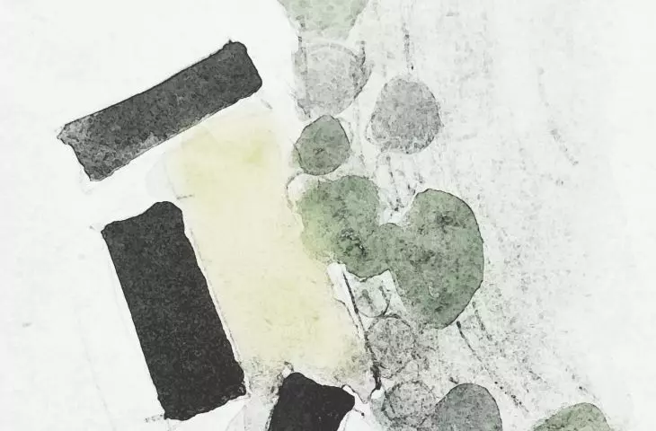 Sketch in watercolor