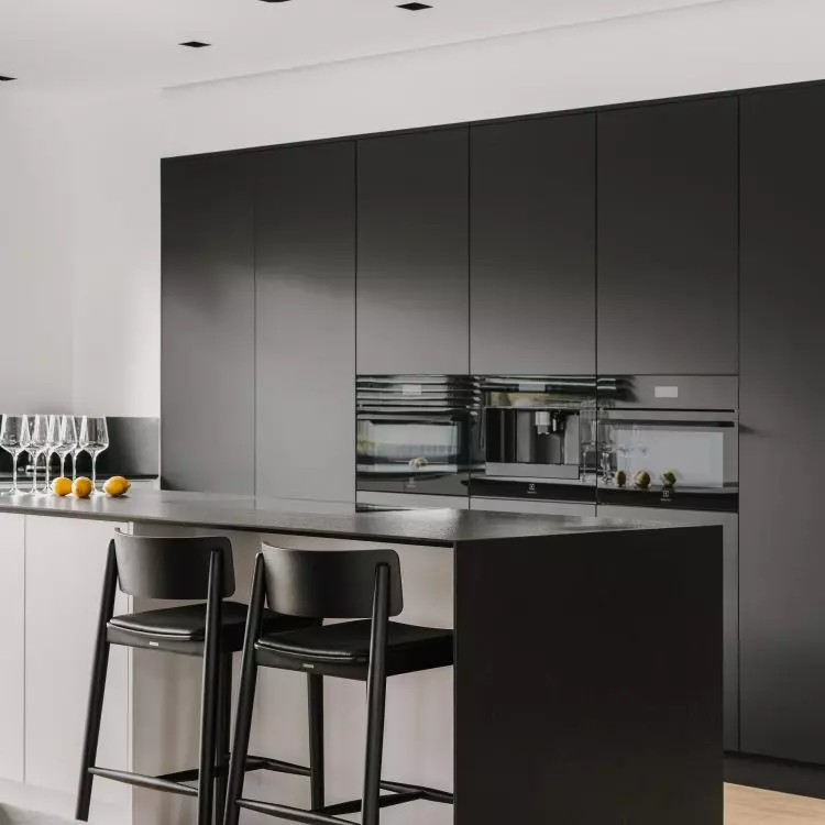 The island is a key element of the kitchen