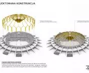 Hala widowiskowo-sportowa Arena po przebudowie, wizualizacja, proj. CDF Architekci