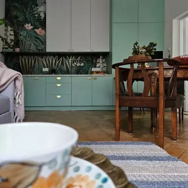 The interior is full of vintage items