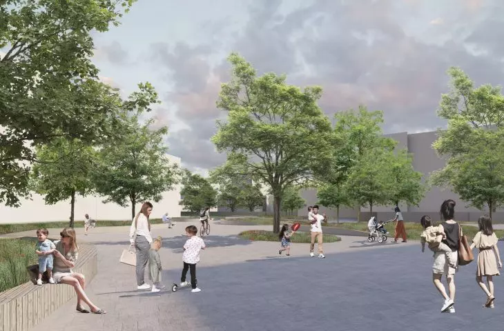 Zamiast parkingu przestrzeń została oddana pieszym
