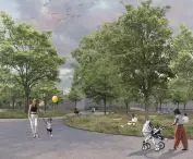 The project aims to transform the square into a colorful flower garden