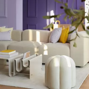 The poufs can come in different shapes, colors and upholstery materials