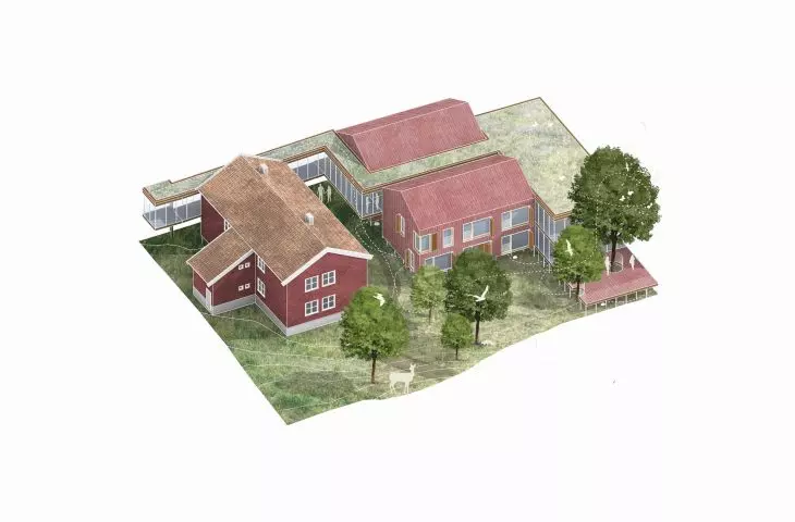 Typical care unit adjacent to one of the existing facilities