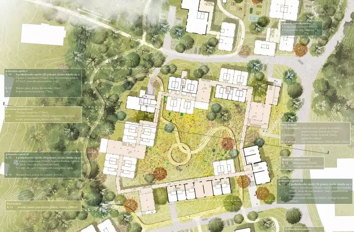 Way to Care project, foundation plan