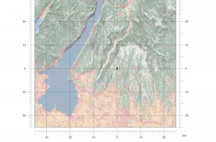 Mapa uksztaltowania terenu