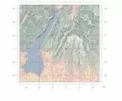 Landform map