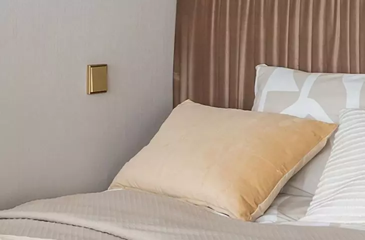 The switches also have an ornate gold color