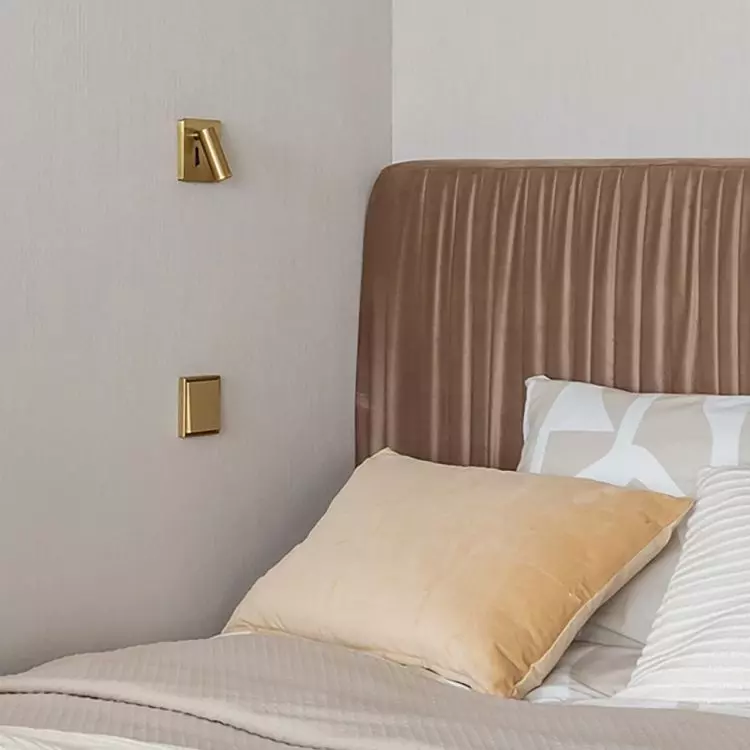 The switches also have an ornate gold color