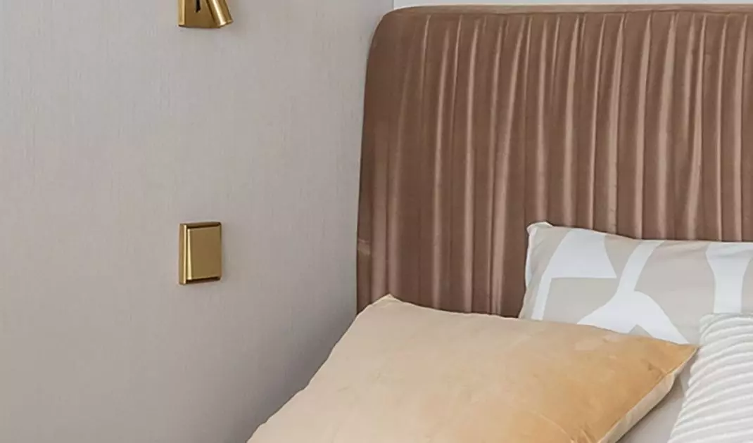 The switches also have an ornate gold color